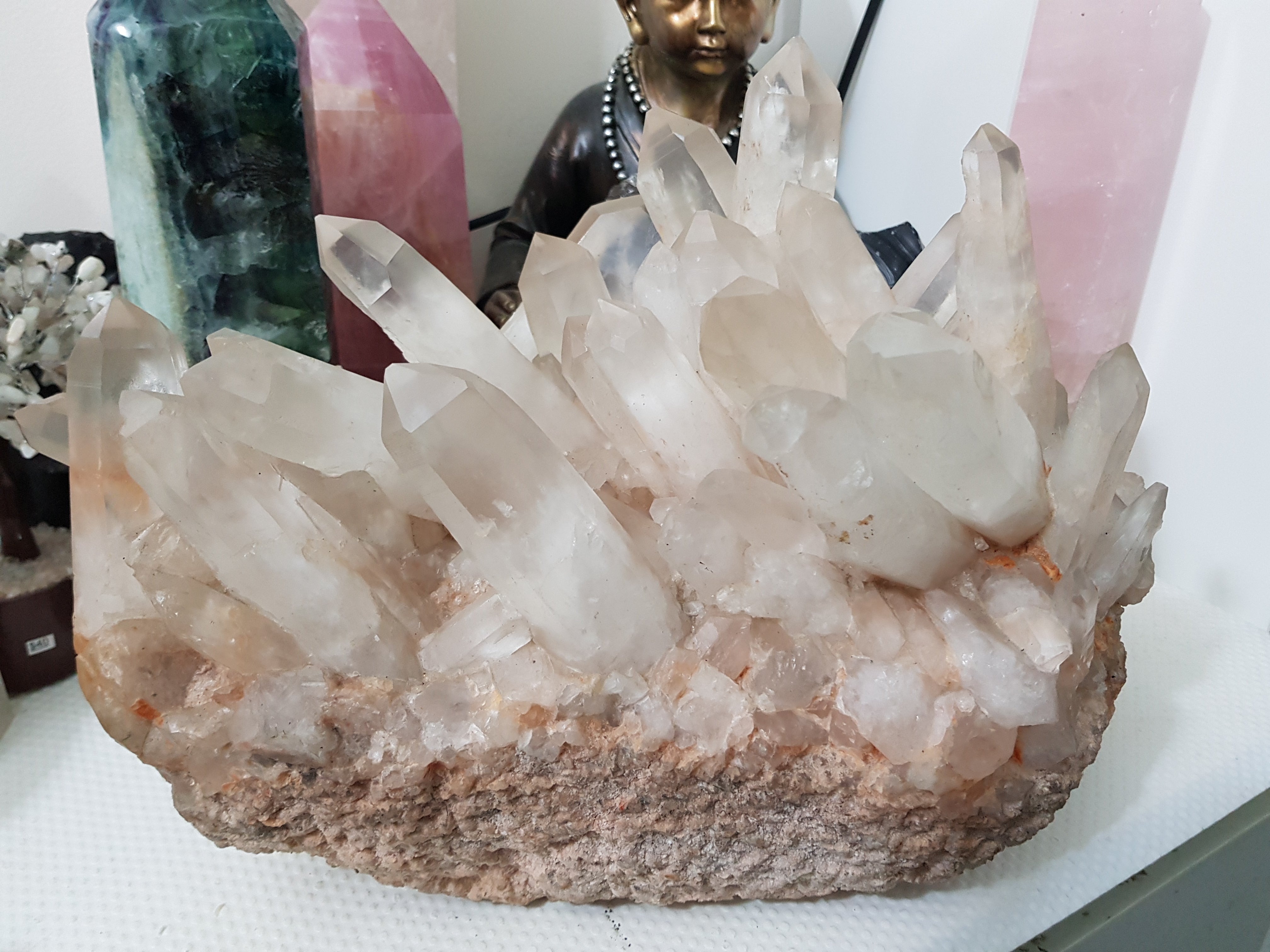 Selling Clear Quartz Cluster