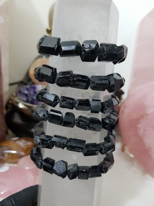 1 Natural Black Tourmaline Bracelet