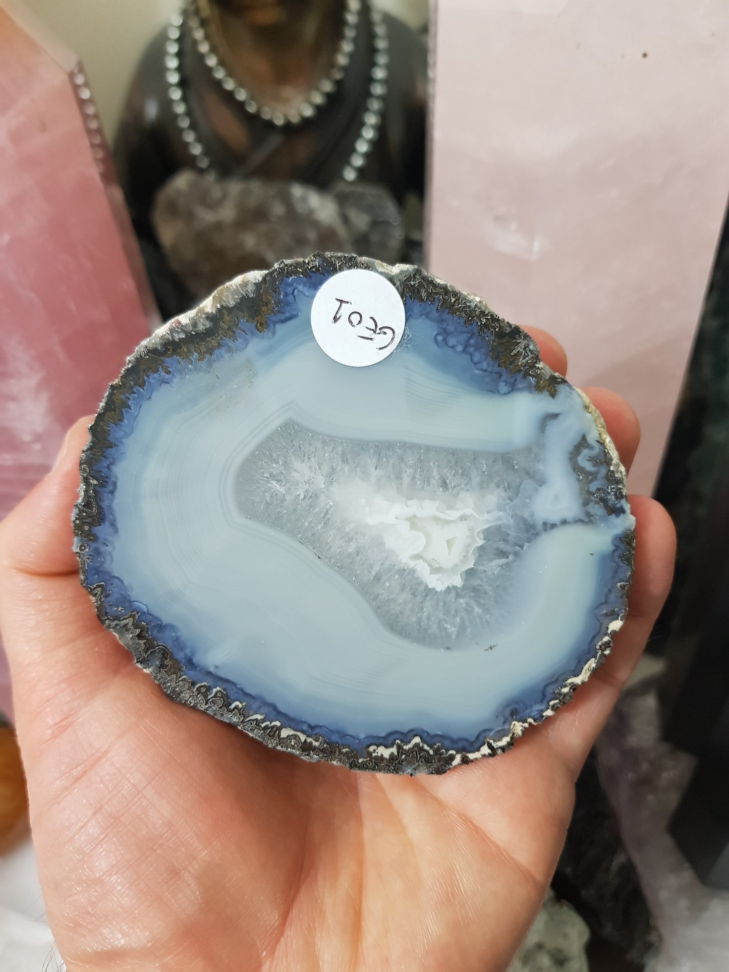 Agate Geode Half - GEO1