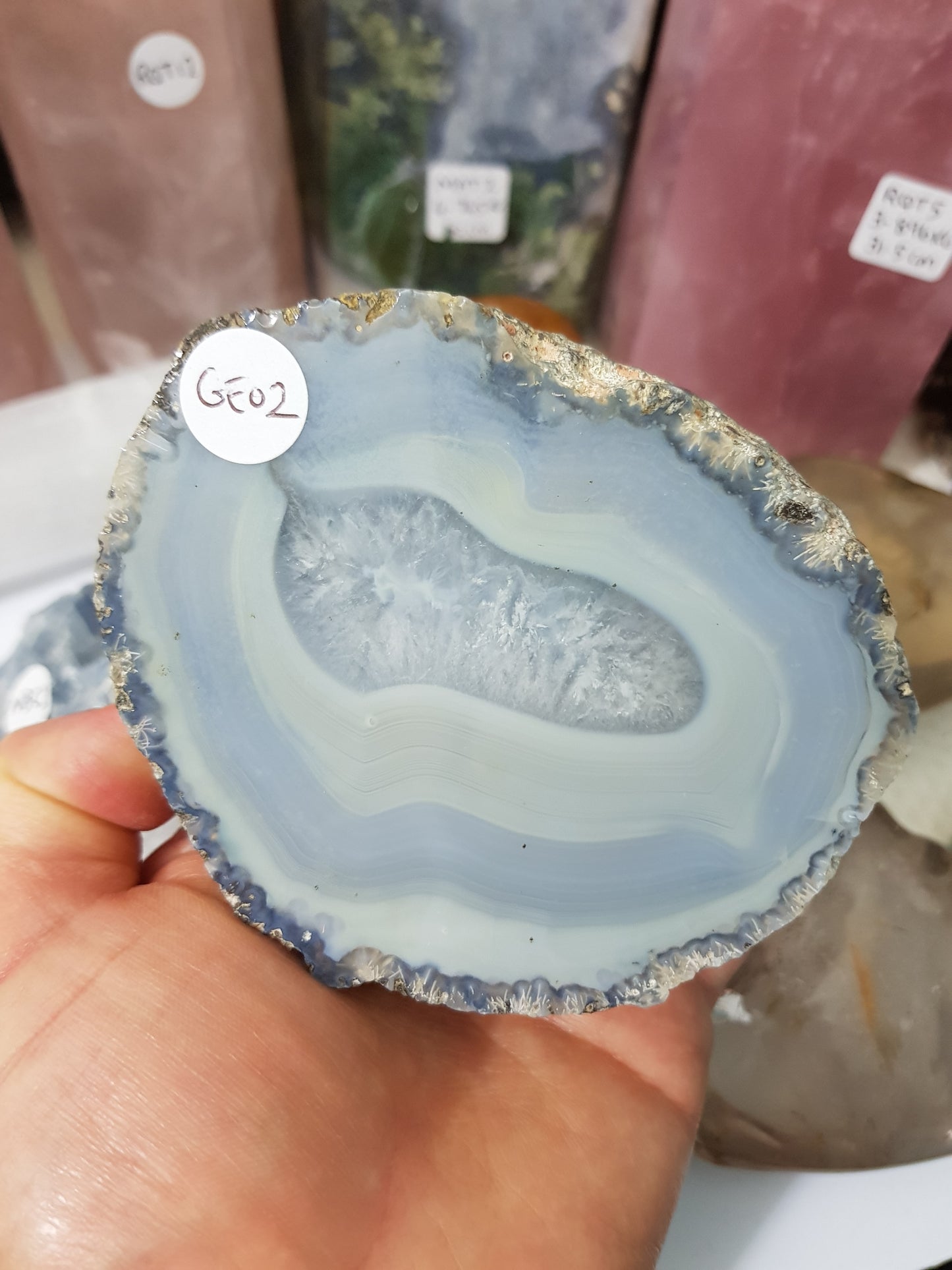 Agate Geode Half - GEO2