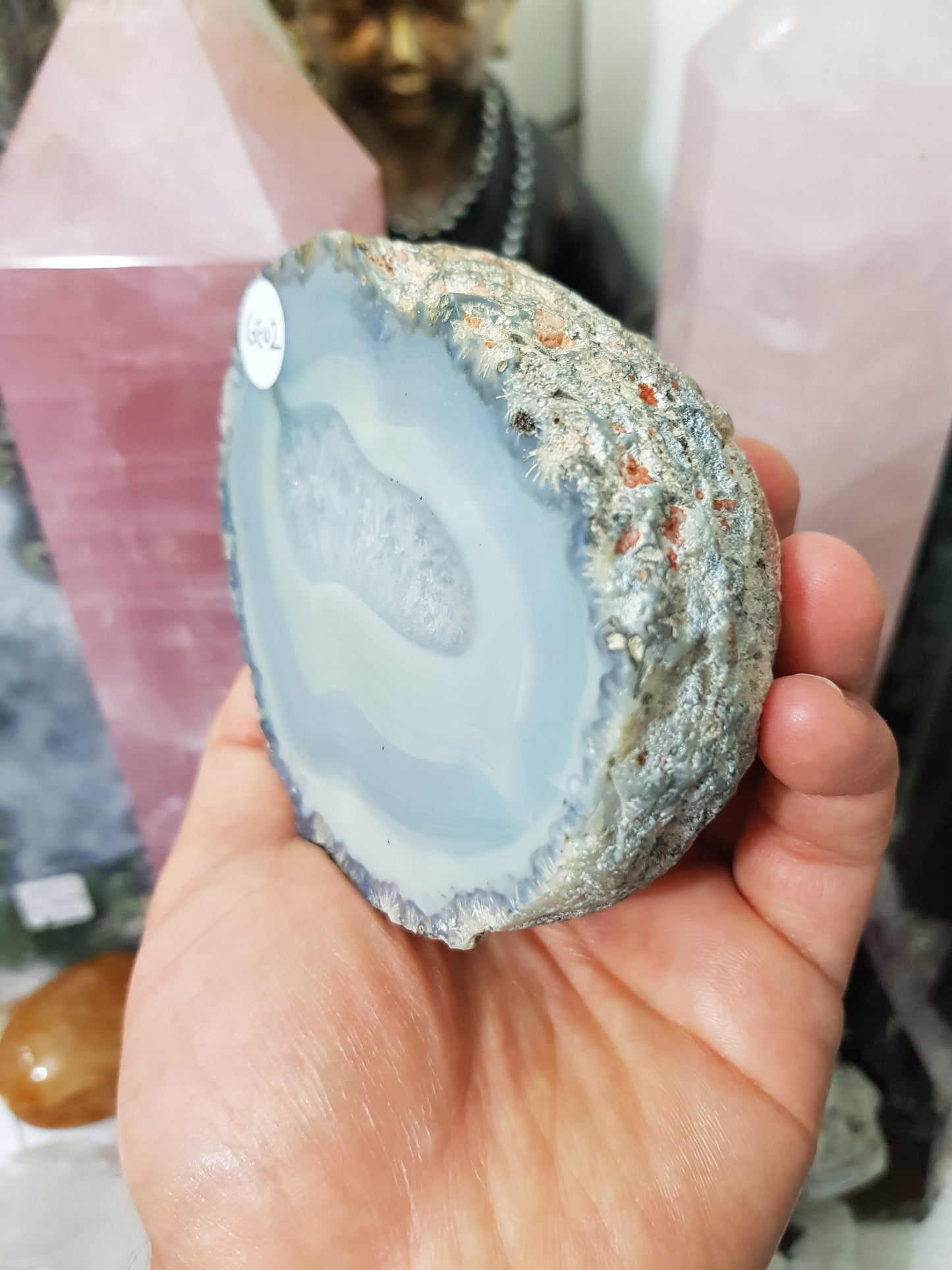 Agate Geode Half - GEO2