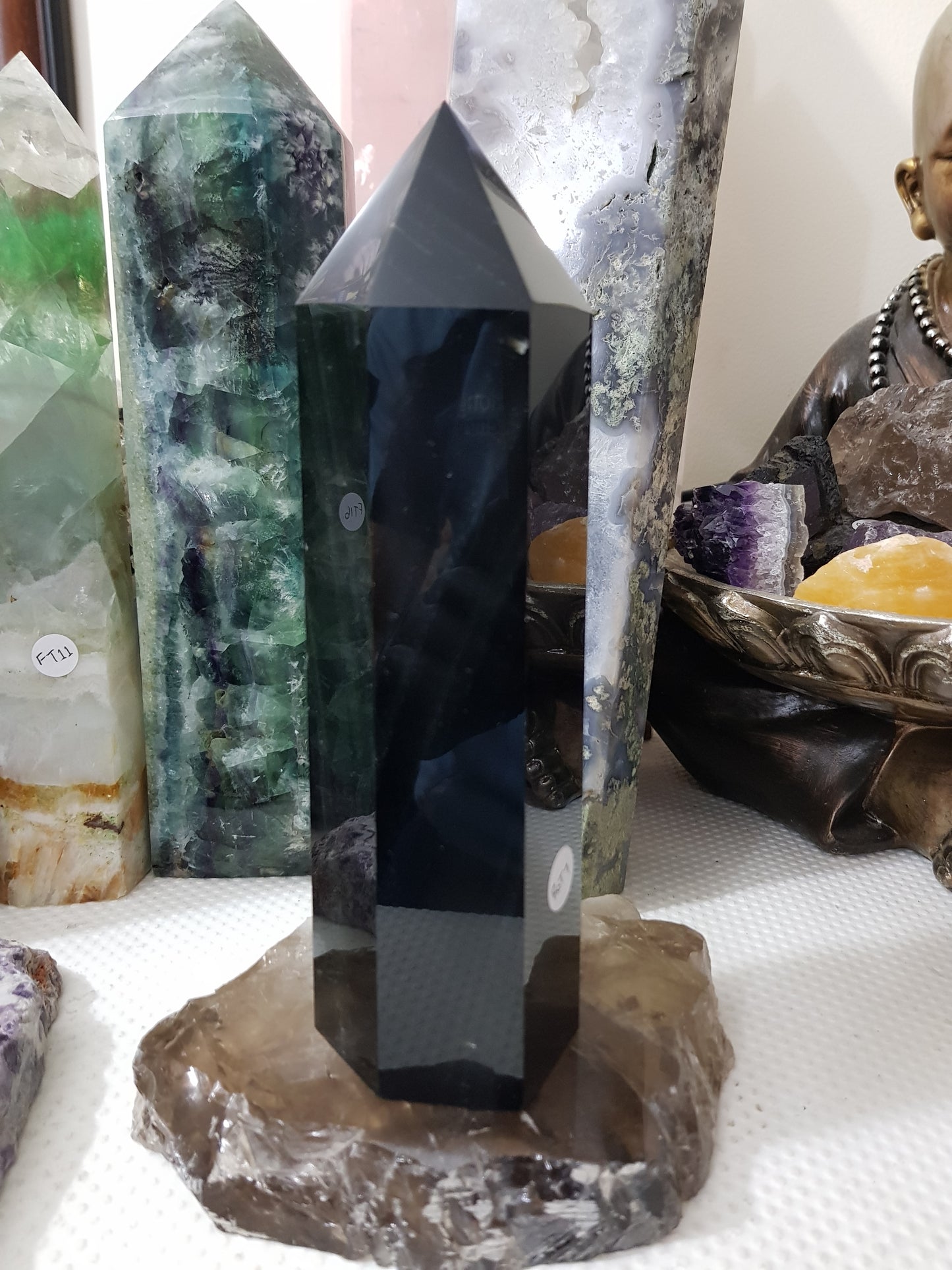 Black Obsidian Crystal Tower - BOT7