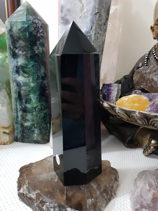 Black Obsidian Crystal Tower - BOT8