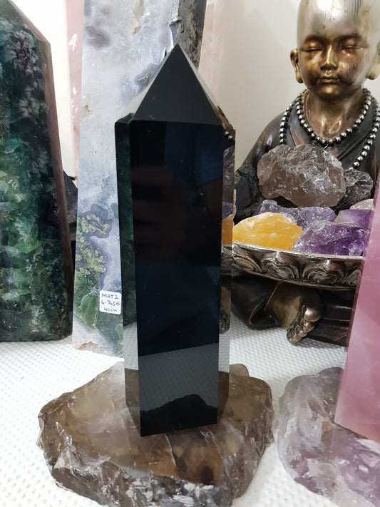 Black Obsidian Crystal Tower - BOT9