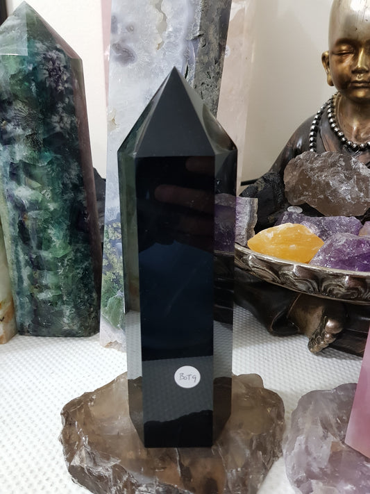 Black Obsidian Crystal Tower - BOT9