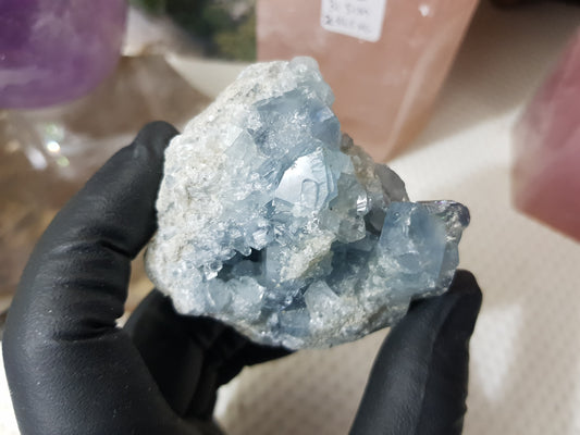 Celestite Crystal Cluster - C3