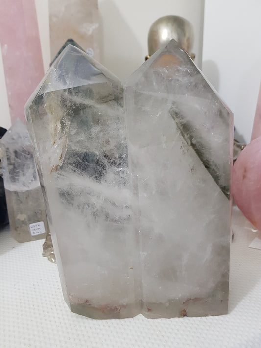 Clear Quartz Crystal Double Point – CQTP2