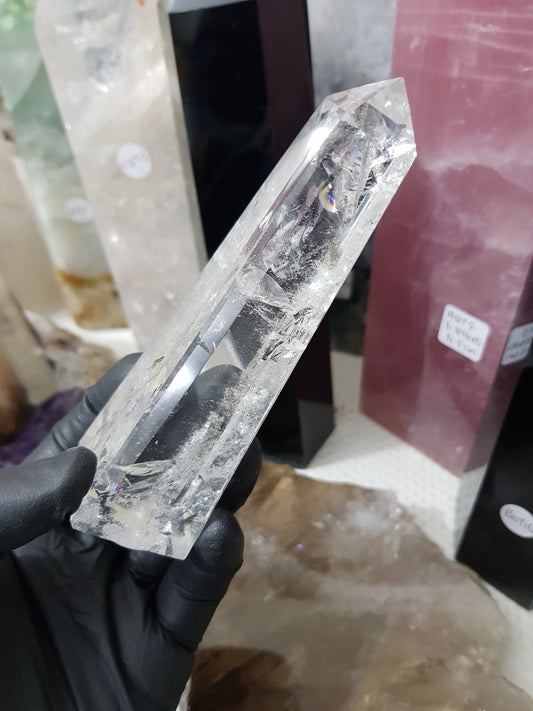 Clear Quartz Crystal Obelisk – CQO1