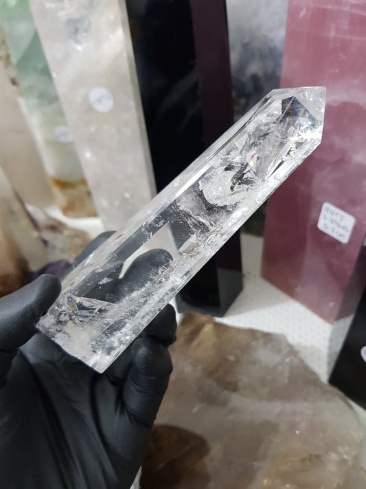 Clear Quartz Crystal Obelisk – CQO1