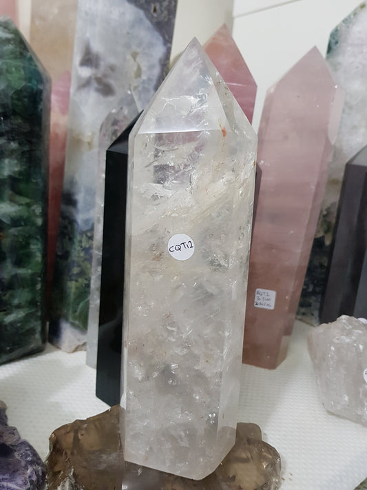 Clear Quartz Crystal Tower - CQT12