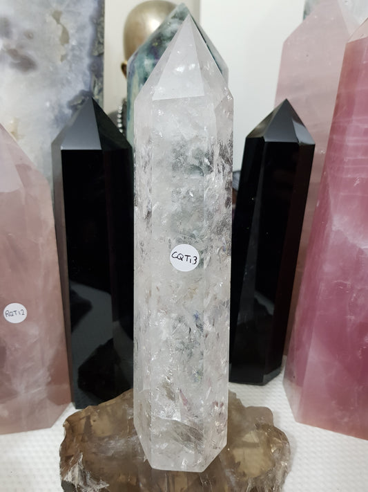 Clear Quartz Crystal Tower - CQT13