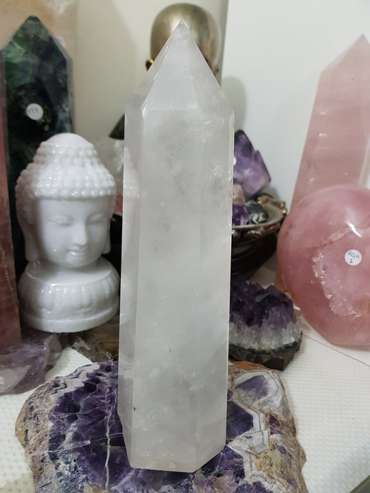 Clear Quartz Crystal Tower - CQT2