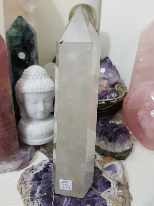 Clear Quartz Crystal Tower - CQT3