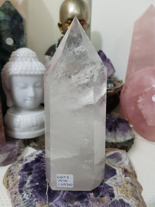 Clear Quartz Crystal Tower - CQT5