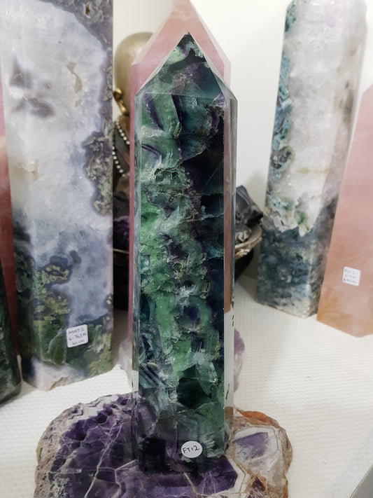 Fluorite Crystal Tower – FT12