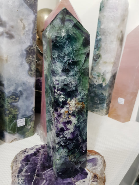 Fluorite Crystal Tower – FT12