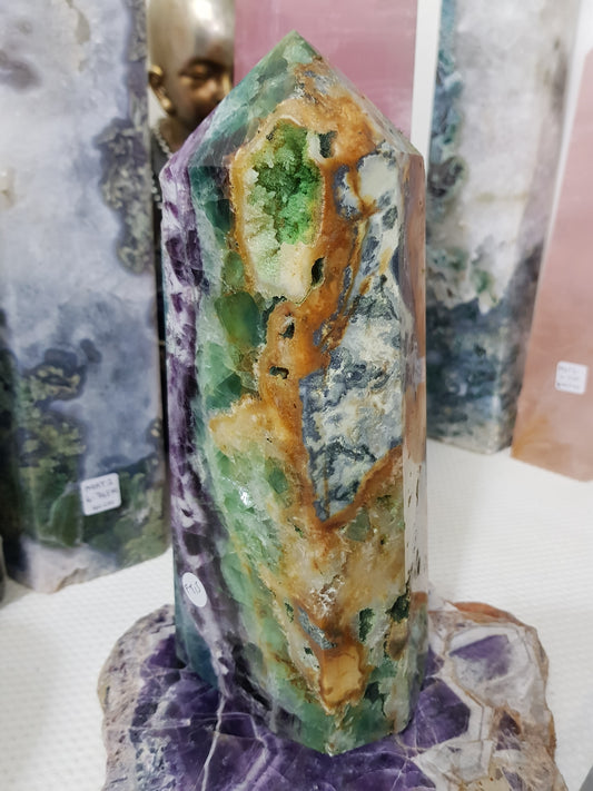 Fluorite Crystal Tower – FT15