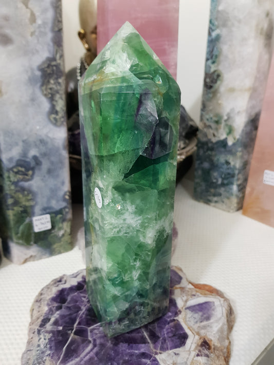 Fluorite Crystal Tower – FT16