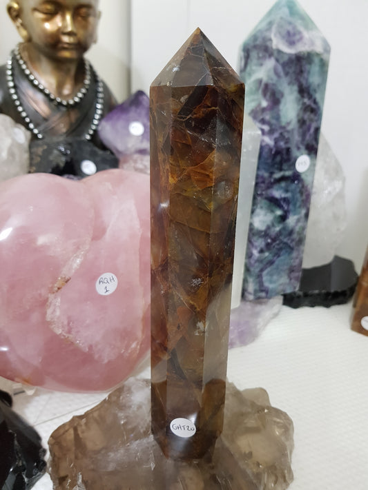 Golden Healer (Hematoid Quartz) Crystal Tower – GHT20