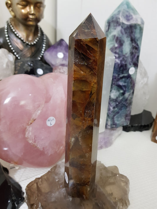 Golden Healer (Hematoid Quartz) Crystal Tower – GHT20