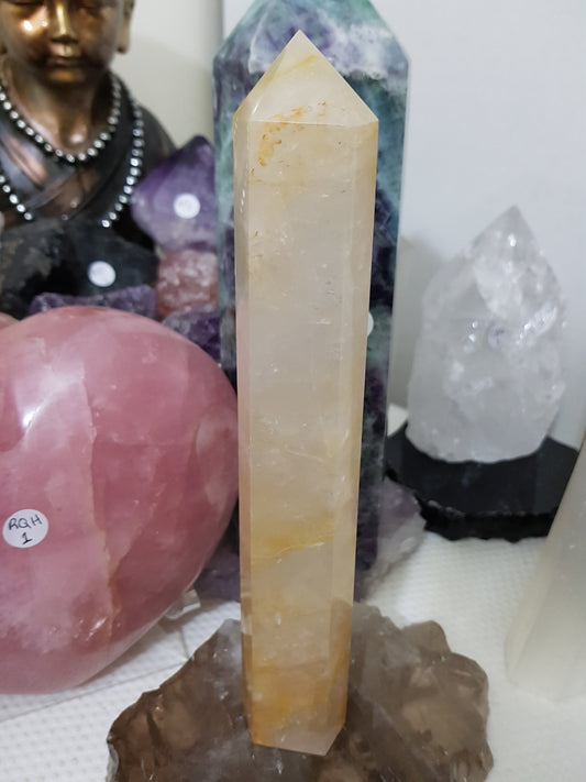 Golden Healer (Hematoid Quartz) Crystal Tower – GHT5