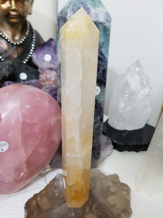 Golden Healer (Hematoid Quartz) Crystal Tower – GHT5