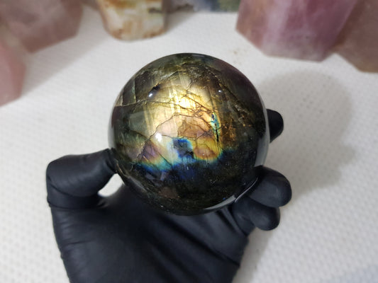 Labradorite Crystal Sphere - LSP1