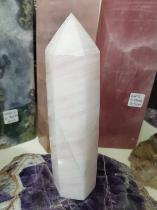 Mangano Calcite Crystal Point – MCP4