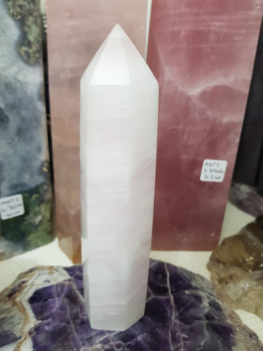 Mangano Calcite Crystal Point – MCP6