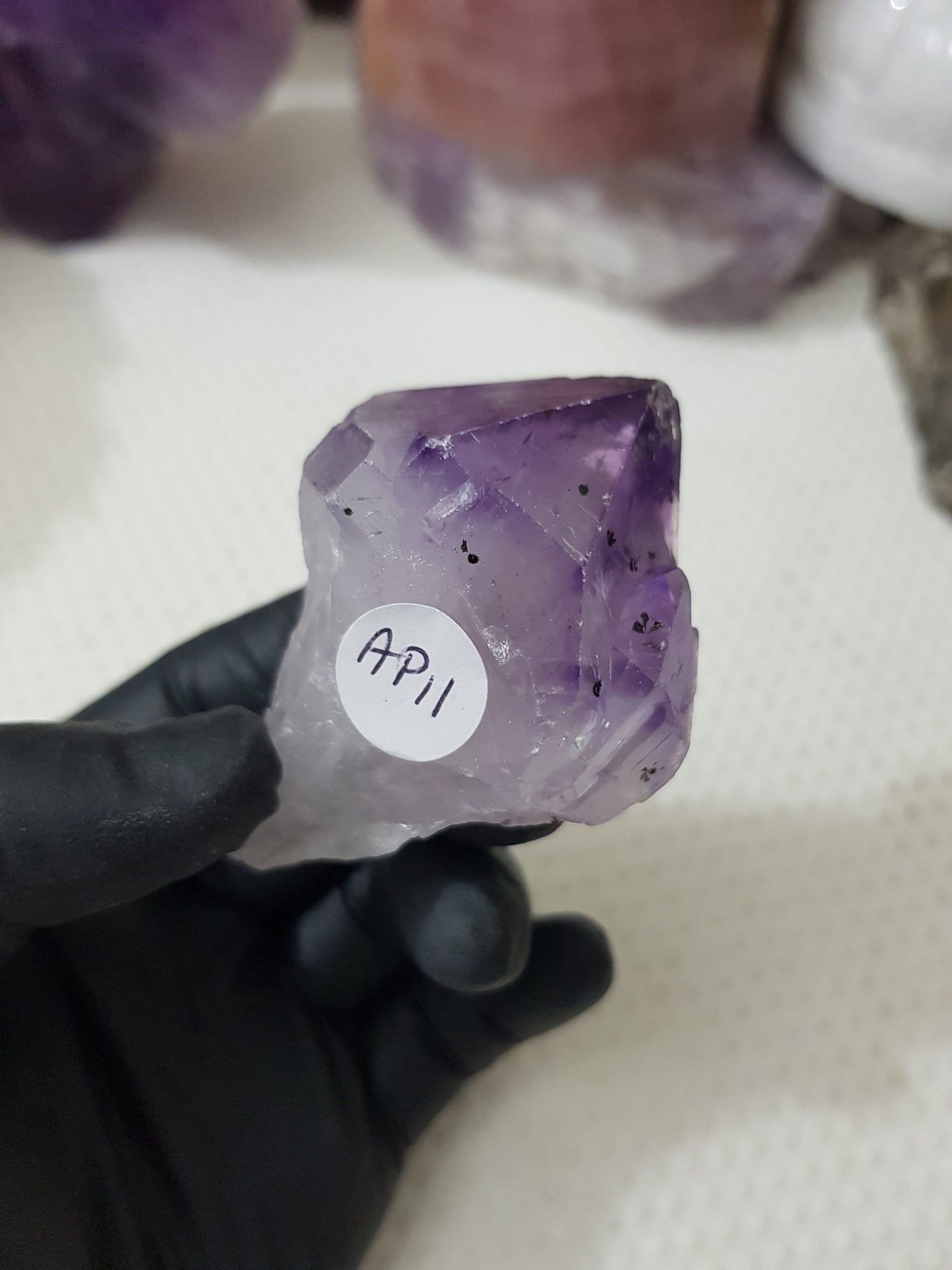 Natural Amethyst Crystal Point – AP11