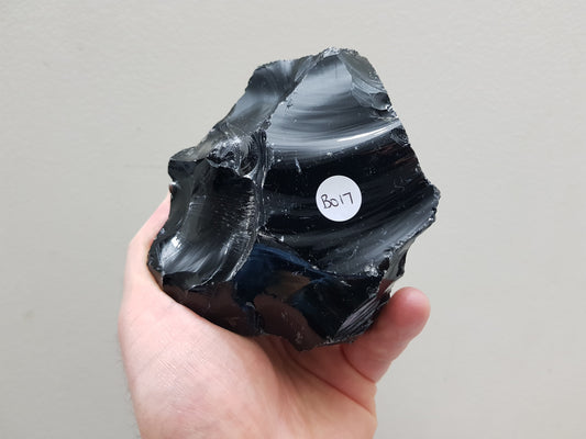 Natural Black Obsidian Crystal - BO17