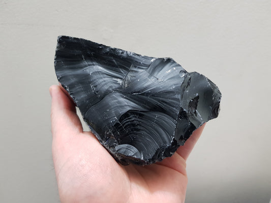 Natural Black Obsidian Crystal - BO18