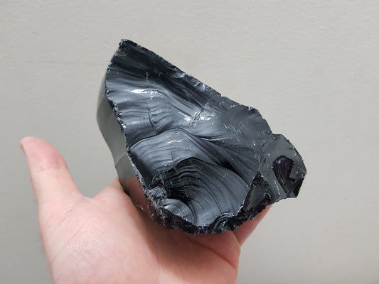 Natural Black Obsidian Crystal - BO18