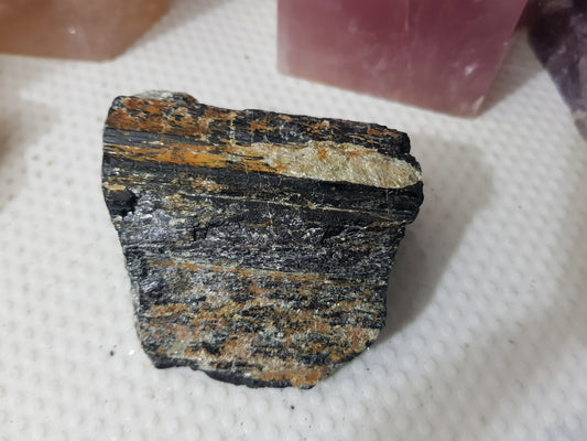 Natural Black Tourmaline Chunk - BT2