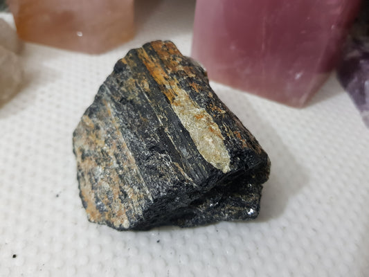 Natural Black Tourmaline Chunk - BT2