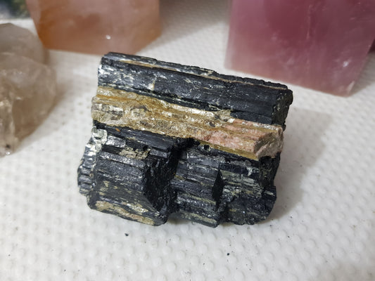 Natural Black Tourmaline Chunk - BT3