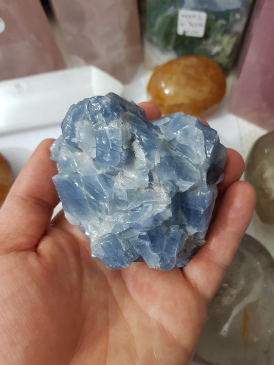 Natural Blue Calcite Crystal – NBC1