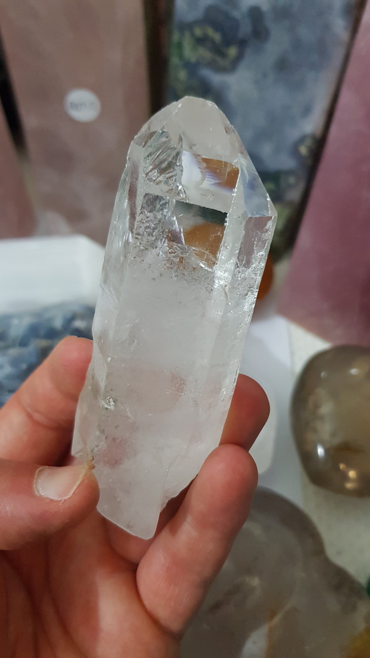 Natural Clear Quartz Crystal Point - CQP11