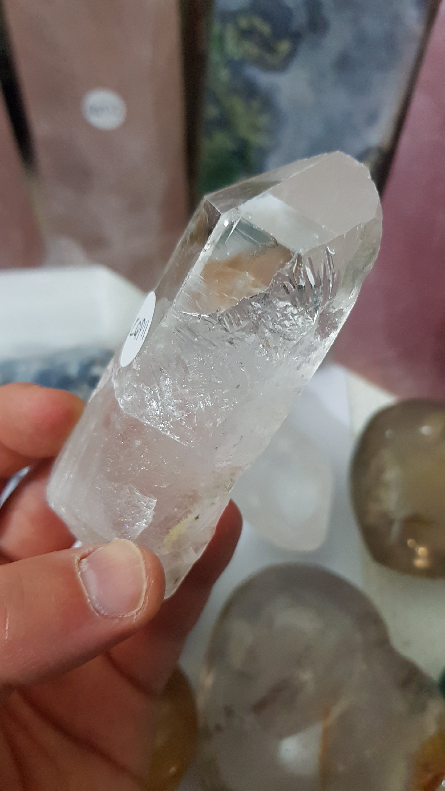 Natural Clear Quartz Crystal Point - CQP11