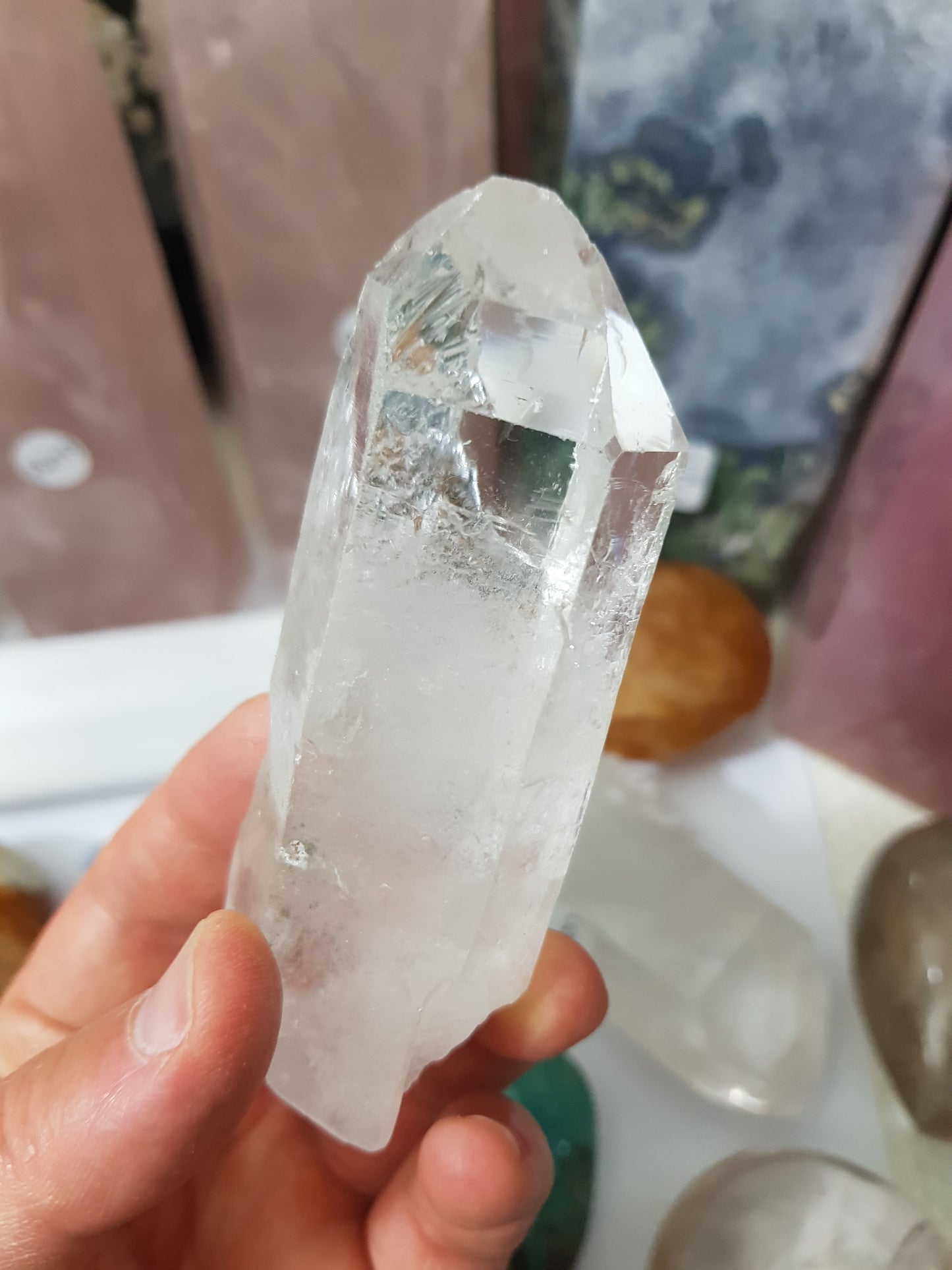 Natural Clear Quartz Crystal Point - CQP11