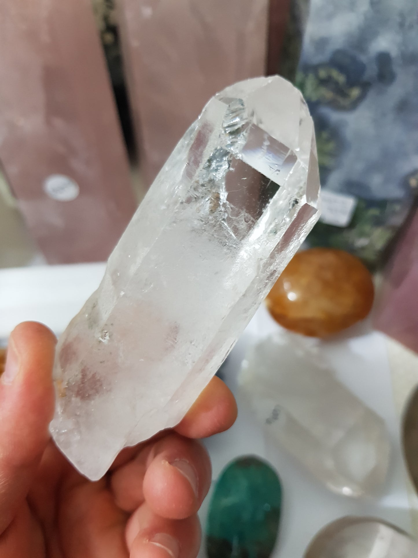 Natural Clear Quartz Crystal Point - CQP11