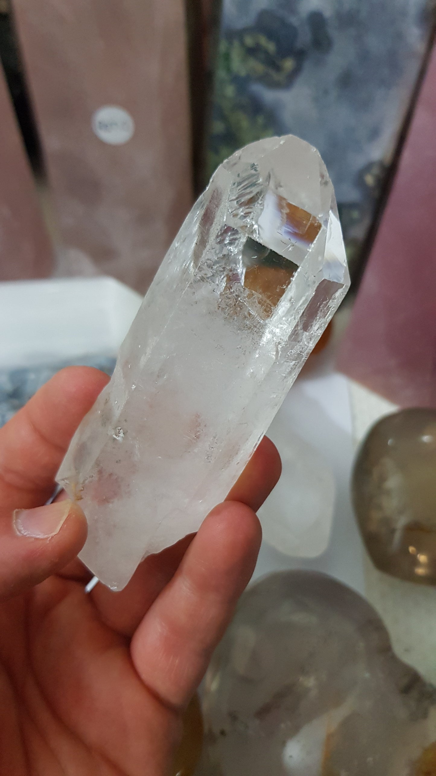 Natural Clear Quartz Crystal Point - CQP11