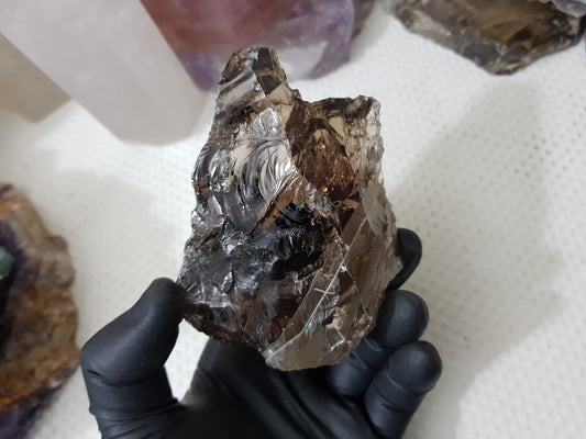 Natural Smoky Quartz Crystal Chunk - RSQ3