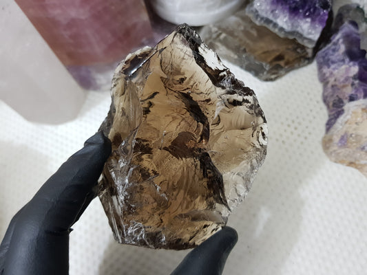 Natural Smoky Quartz Crystal Chunk - RSQ4