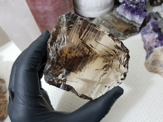 Natural Smoky Quartz Crystal Chunk - RSQ5