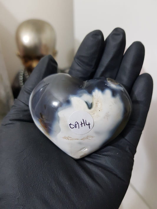 Orca Agate Crystal Heart – OAH4