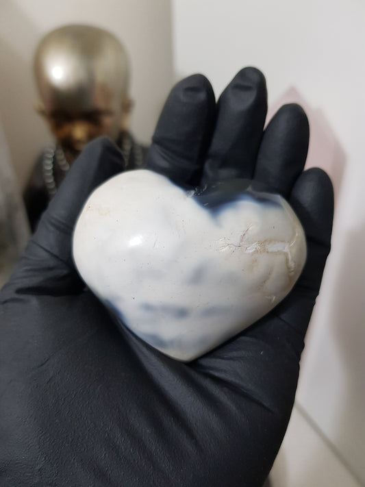 Orca Agate Crystal Heart – OAH4