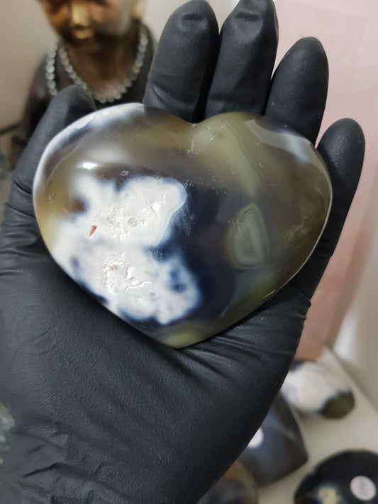 Orca Agate Crystal Heart – OAH2