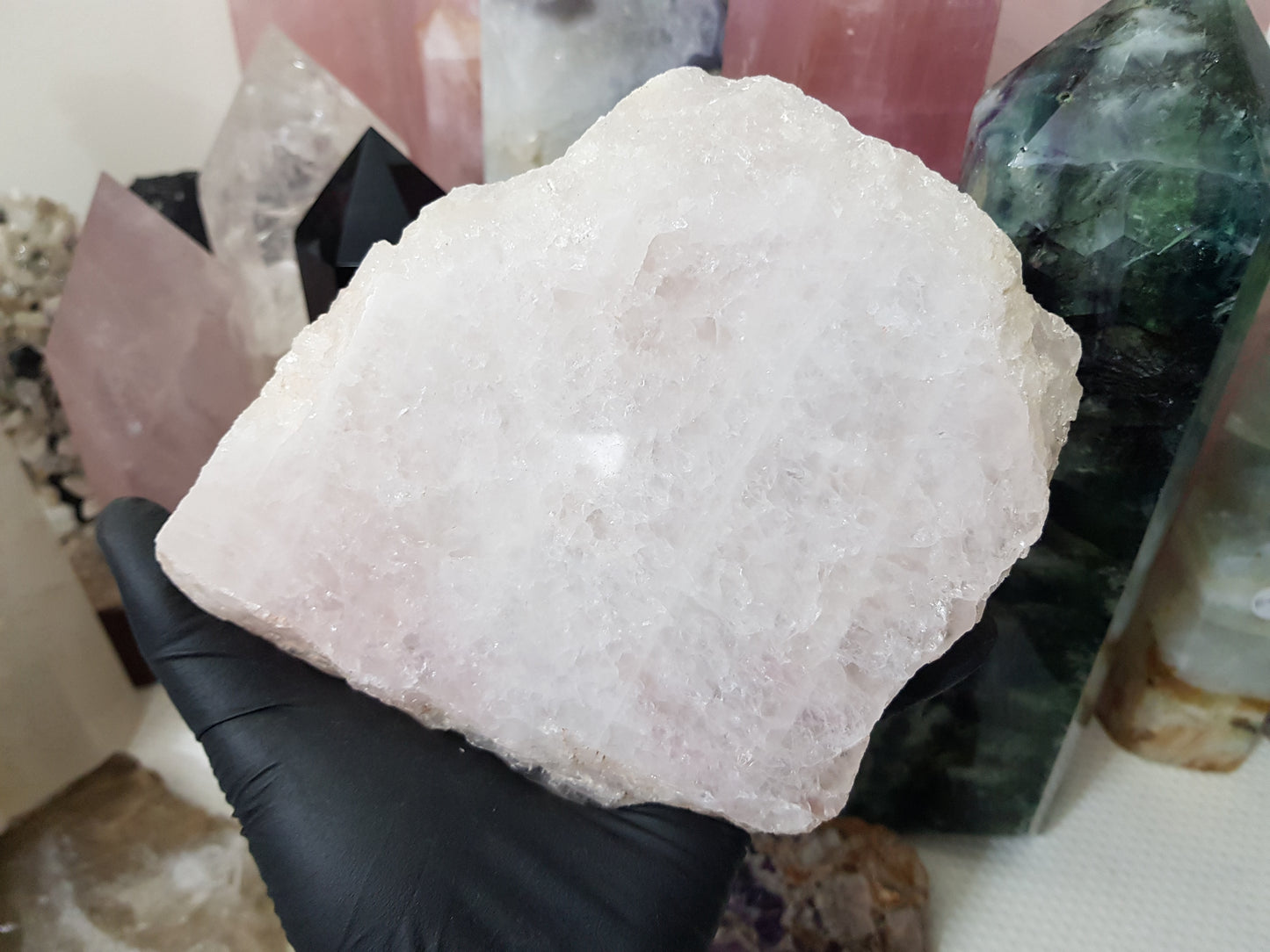 Polished Clear Quartz Crystal Slice - CQS2