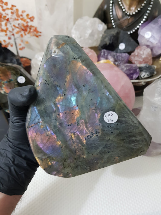 Polished Purple Labradorite Crystal Freeform – LFF56